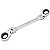 Chave estrela 10,0mm x 11,0mm com catraca articulada VONDER - Imagem 1