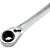 Chave estrela com catraca reversível 14,0mm x 17,0mm e 18,0mm x 19,0mm VONDER - Imagem 3