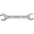 Chave fixa 16mm x 17mm aço especial niquelado e cromado S05121617 3370005 ROBUST - Imagem 1