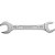 Chave fixa 20mm x 22mm aço especial niquelado e cromado S05122022 3370007 ROBUST - Imagem 1