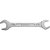 Chave fixa 21mm x 23mm aço especial niquelado e cromado S05122123 3370008 ROBUST - Imagem 1