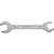 Chave fixa 24mm x 26mm aço especial niquelado e cromado S05122426 3370073 ROBUST - Imagem 1