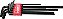 Jogo de chaves hexalobular longa T10 - T50 com 9 peças R36455009 GEDORE RED - Imagem 1