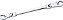 Chave poligonal / sextavada aberta 9mm X 11mm FLEX SPEEDY BELZER - Imagem 1