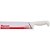 Faca para carne 20cm refile aéreo reta larga inox cabo branco BKW203-8 STARRETT - Imagem 2