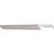 Faca para carne 35cm refile aéreo reta larga inox cabo branco BKW203-14 STARRETT - Imagem 1
