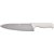 Faca para carne refile de mesa 8" lâmina triangular larga em aço inox cabo branco BKW301-8 STARRETT - Imagem 1