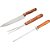 Jogo de utensílios para churrasco em aço inox com 4 peças VONDER - Imagem 8