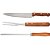 Jogo de utensílios para churrasco em aço inox com 4 peças VONDER - Imagem 10