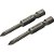 Jogo de bits de ponteiras phillips com encaixe sextavado 1/4" nº0 x 50mm cartela com 2 peças VONDER - Imagem 3