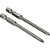 Jogo de bits de ponteiras phillips com encaixe sextavado 1/4" nº0 x 75mm cartela com 2 peças VONDER - Imagem 1
