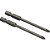 Jogo de bits de ponteiras phillips com encaixe sextavado 1/4" nº1 x 75mm cartela com 2 peças VONDER - Imagem 1