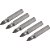 Jogo de bits ponteira pozidrive com encaixe 1/4" nº1 x 38mm VONDER - Imagem 1