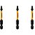 Jogo de bits ponteiras hexalobular com encaixe de 1/4" T10 x 56mm Flextorq 3.0 DEWALT - Imagem 4