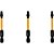 Jogo de bits ponteiras hexalobular com encaixe de 1/4" T20 x 56mm Flextorq 3.0 DEWALT - Imagem 4