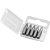 Jogo de bits/ponteira phillips com encaixe 1/4" nº1 x 25mm cartela com 5 peças VONDER - Imagem 2