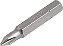 Jogo de bits/ponteira phillips com encaixe 1/4" nº1 x 38mm cartela com 5 peças VONDER - Imagem 1