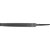 Lima chata para enxada 8" sem cabo L411-208 STARRETT - 12 unidades - Imagem 1