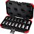 Jogo de soquetes hexalobular encaixe de 1/2" 16 peças R68003016 GEDORE RED - Imagem 5