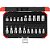 Jogo de soquetes hexalobular encaixe de 3/8" e 1/2" 20 peças R68003020 GEDORE RED - Imagem 3
