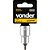 Soquete hexagonal 4mm encaixe de 1/2" VONDER - Imagem 2