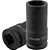 Soquete sextavado longo de impacto 27mm encaixe de 3/4" VONDER - Imagem 1