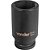 Soquete sextavado longo de impacto 36mm encaixe de 3/4" VONDER - Imagem 4
