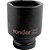 Soquete sextavado longo de impacto 55mm encaixe de 1" VONDER - Imagem 4