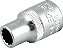 Soquete estriado com encaixe de 1/2" 10mm GEDORE RED - Imagem 2