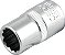 Soquete estriado com encaixe de 1/2" 14mm GEDORE RED - Imagem 2