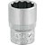 Soquete estriado com encaixe de 1/2" 20mm GEDORE RED - Imagem 1