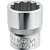 Soquete estriado com encaixe de 1/2" 24mm GEDORE RED - Imagem 1