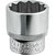 Soquete estriado com encaixe de 1/2" 30mm GEDORE RED - Imagem 1