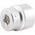 Soquete estriado com encaixe de 1/2" 32mm GEDORE RED - Imagem 2