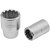 Soquete estriado com encaixe de 3/4" 1.1/8" GEDORE - Imagem 1