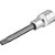 Soquete hexalobular longo encaixe de 1/2" T-45 R62451919 GEDORE RED - Imagem 2