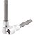 Soquete hexalobular longo encaixe de 1/2" T-55 R62452219 GEDORE RED - Imagem 1