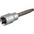 Soquete hexalobular macho longo encaixe de 1/2" T40 VONDER - Imagem 3