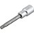 Soquete hexalobular macho longo encaixe de 1/2" T45 VONDER - Imagem 3