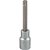 Soquete hexalobular macho longo encaixe de 1/2" T50 VONDER - Imagem 3