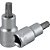 Soquete hexalobular macho T-50 encaixe 1/2" VONDER - Imagem 1