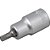 Soquete multidentado curto com encaixe de 1/2" M6 VONDER - Imagem 2