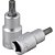 Soquete multidentado curto com encaixe de 1/2" M8 VONDER - Imagem 1