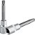 Soquete multidentado longo com encaixe de 1/2" M12 VONDER - Imagem 1