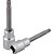 Soquete multidentado longo com encaixe de 1/2" M8 VONDER - Imagem 1