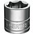 Soquete sextavado 3/8" x 3/4" aço cromo vanádio ST12109SC SATA - Imagem 1