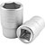 Soquete sextavado com encaixe de 3/4" 22mm 017402 GEDORE - Imagem 1