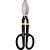 Tesoura 12" para chapas modelo americano corte reto TC 120 VONDER - Imagem 3