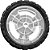 Roda para aspirador de pó APV 2475 VONDER - Imagem 2