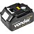 Bateria 18V para alicates cortadores e crimpadores ACV 400B ACC 400 e ACV 85 VONDER - Imagem 1